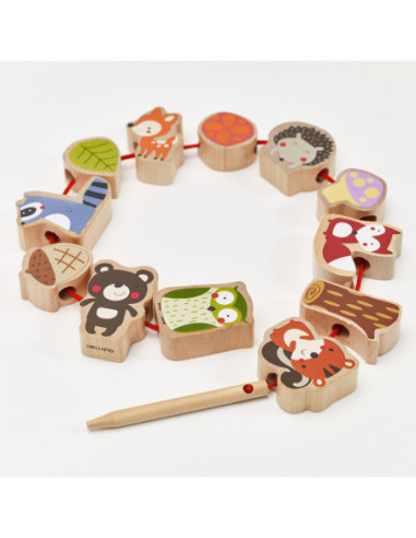 CLASSIC WORLD Korale do Nawlekania Zwięrzęta Leśne