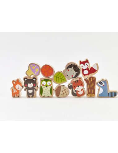 CLASSIC WORLD Korale do Nawlekania Zwięrzęta Leśne