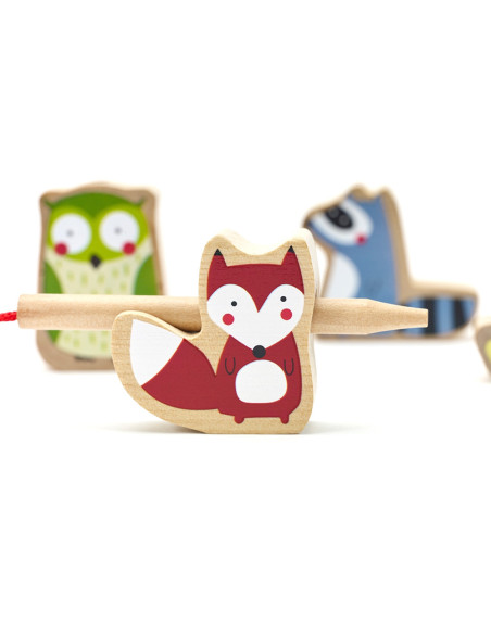 CLASSIC WORLD Korale do Nawlekania Zwięrzęta Leśne