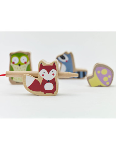 CLASSIC WORLD Korale do Nawlekania Zwięrzęta Leśne