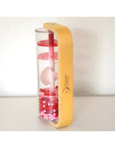 CLASSIC WORLD Deszczownica Tuba z Kuleczkami Czerwona