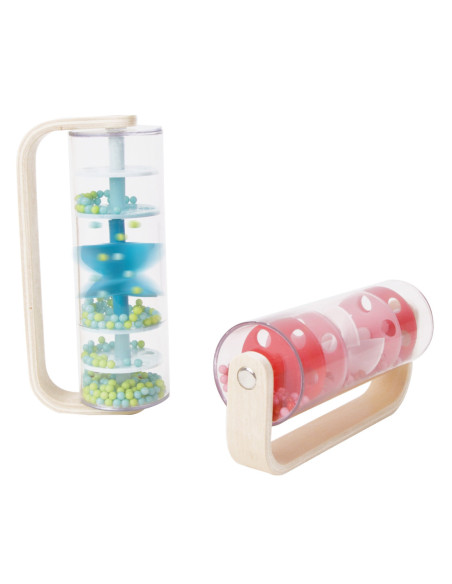 CLASSIC WORLD Deszczownica Tuba z Kuleczkami Czerwona