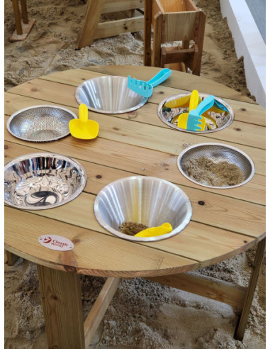 CLASSIC WORLD Okrągły Stół Zabawa Piaskiem