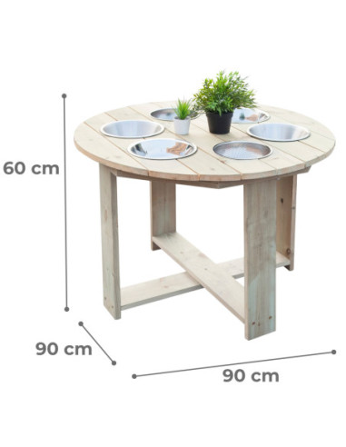 CLASSIC WORLD Okrągły Stół Zabawa Piaskiem