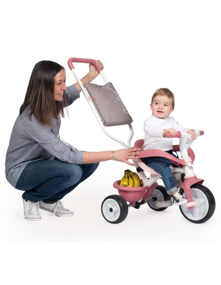 SMOBY Rowerek Trójkołowy Be Move Komfort Różowy