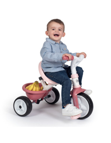 SMOBY Rowerek Trójkołowy Be Move Komfort Różowy