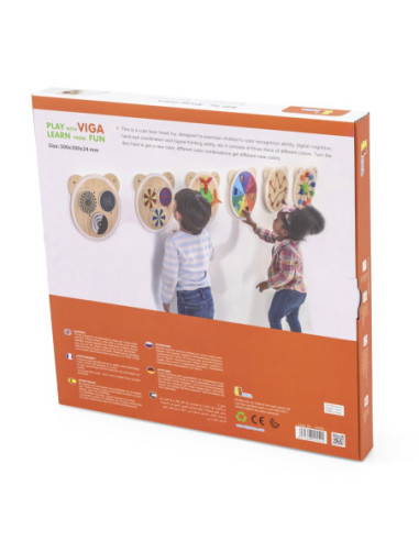 VIGA Drewniana Tablica Kolory Certyfikat FSC