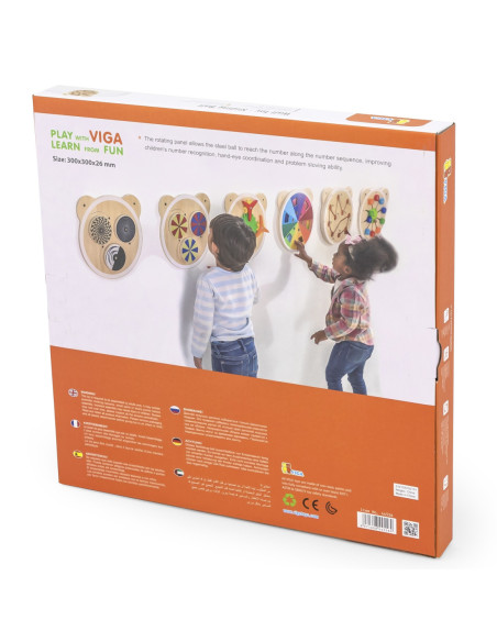 VIGA Drewniana Tablica Labirynt Certyfikat FSC