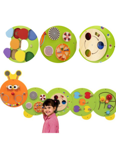 VIGA Drewniana Tablica Gąsiennica Certyfikat FSC