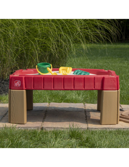 STEP2 Duża Piaskownica Stół z Pokrywą Tor Samochodowy