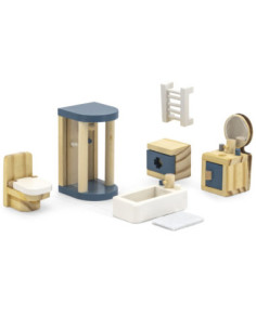 VIGA PolarB Zestaw Mebelków do Domku dla Lalek  Łazienka 2