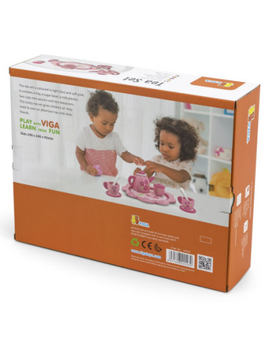 VIGA Zestaw Serwis do Herbaty i Kawy na Tacy 12 el.