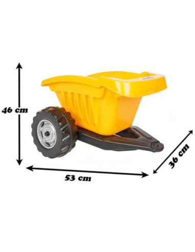 WOOPIE Przyczepka ACTIVE TRAILER Żółta 35 kg