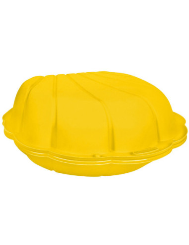 WOOPIE Piaskownica Muszelka Żółta Zamykana 2w1 Basen Suchy