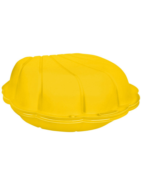 WOOPIE Piaskownica Muszelka Żółta Zamykana 2w1 Basen Suchy