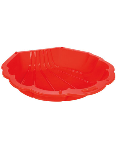 WOOPIE Piaskownica Muszelka Czerwona 2w1 Suchy Basen