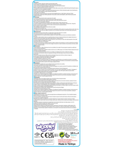 WOOPIE Kolorowy Płotek Kojec Dziecięcy Kącik Zabaw