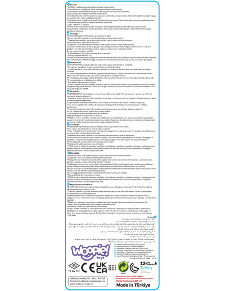 WOOPIE Kolorowy Płotek Kojec Dziecięcy Kącik Zabaw