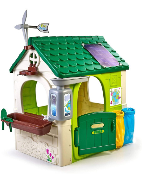 Feber Domek ogrodowy Eco Karmnik Segregacja Odpadów Imitacja Panelu Słonecznego