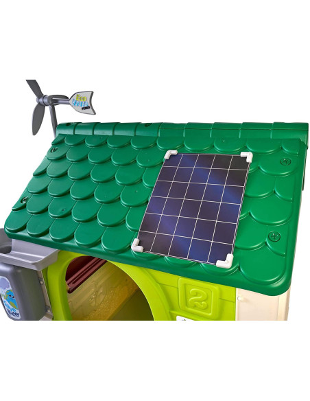 Feber Domek ogrodowy Eco Karmnik Segregacja Odpadów Imitacja Panelu Słonecznego