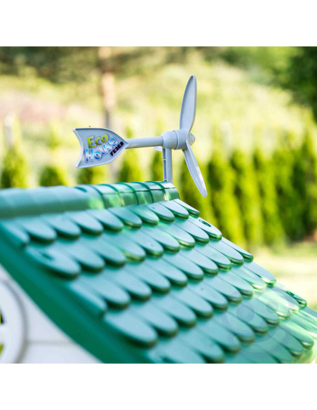 Feber Domek ogrodowy Eco Karmnik Segregacja Odpadów Imitacja Panelu Słonecznego