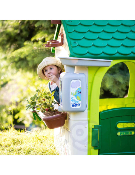 Feber Domek ogrodowy Eco Karmnik Segregacja Odpadów Imitacja Panelu Słonecznego