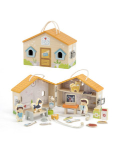 VIGA Drewniana Klinika dla zwierząt Szpital Weterynarz