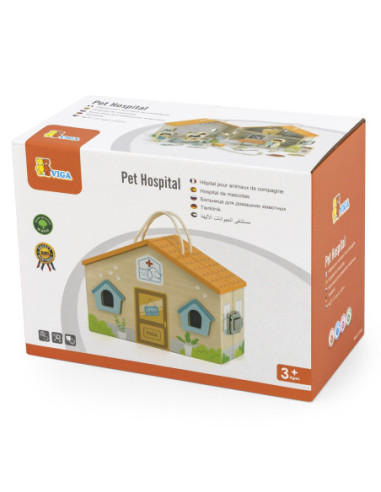 VIGA Drewniana Klinika dla zwierząt Szpital Weterynarz