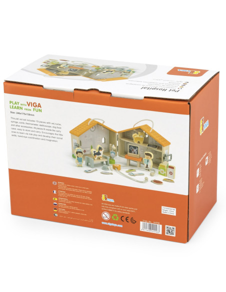 VIGA Drewniana Klinika dla zwierząt Szpital Weterynarz