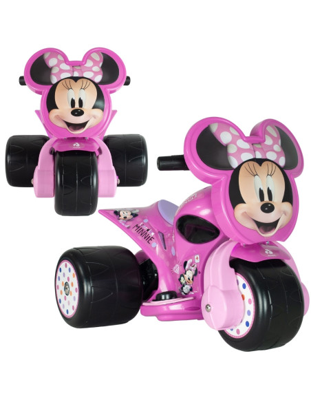 INJUSA Trzykołowiec Myszka Minnie Samurai 6V Jeździk dla Dzieci