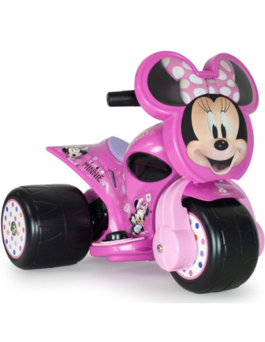 INJUSA Trzykołowiec Myszka Minnie Samurai 6V Jeździk dla Dzieci