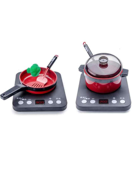 WOOPIE Kuchnia dla Dzieci Duży Zestaw XXL Akcesoria Garnki 36 el.