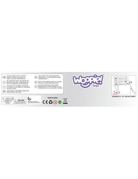 WOOPIE Piła Motorowa Łańcuchowa Dla Dzieci Gumowy Obrotowy Łańcuch