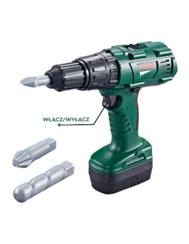 WOOPIE Duża Skrzynka z Narzędziami dla Dzieci Zestaw Majsterkowicza Wkrętarka