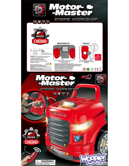 WOOPIE Wielka Ciężarówka Zestaw do składania montażu + akcesoria