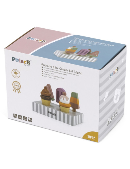 VIGA PolarB Lody na Patyku ze Stojakiem 5 szt.