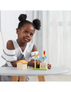 VIGA Zwierzęta Domowe Drewniany Plac Zabaw Zestaw 2