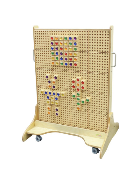 MASTERKIDZ Drewniana Tablica STEM Wolnostojąca