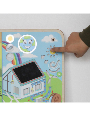 MASTERKIDZ Tablica Edukacyjna Energia Odnawialna i Nieodnawialna