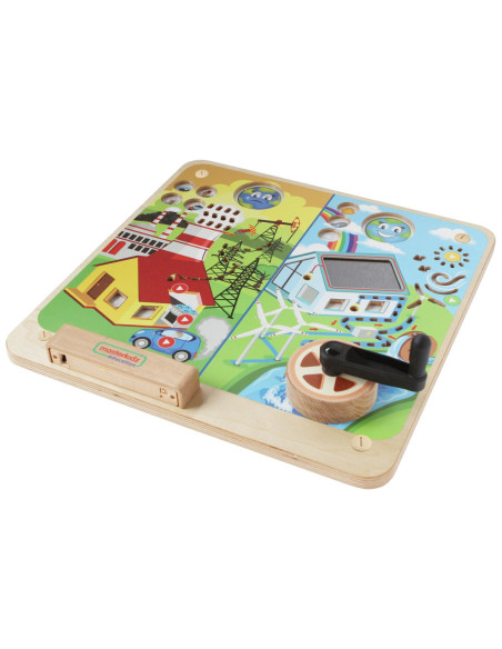 MASTERKIDZ Tablica Edukacyjna Energia Odnawialna i Nieodnawialna