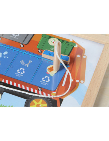 MASTERKIDZ Tablica Edukacyjna Segregacja Odpadów