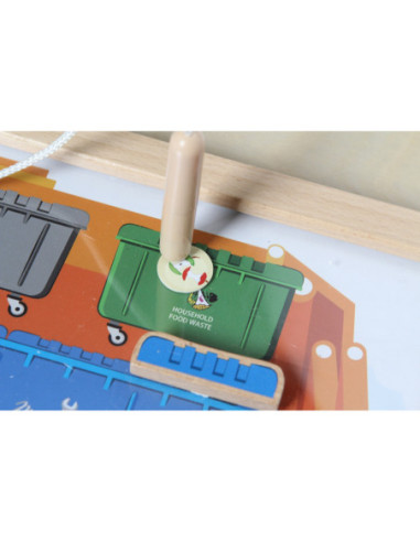 MASTERKIDZ Tablica Edukacyjna Segregacja Odpadów