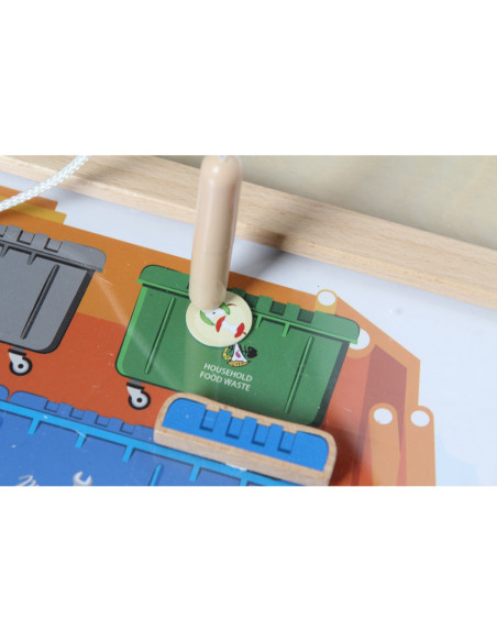 MASTERKIDZ Tablica Edukacyjna Segregacja Odpadów