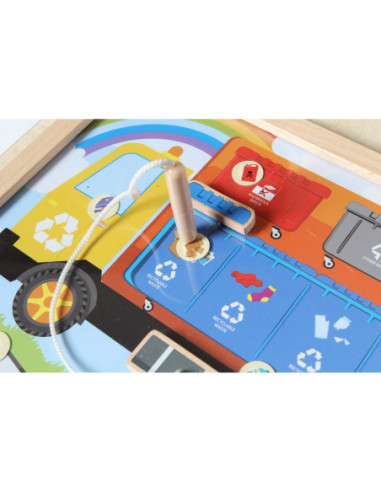 MASTERKIDZ Tablica Edukacyjna Segregacja Odpadów