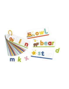 TOOKY TOY Puzzle Alfabet Nauka Literek Słów Zwierzątka 57 el.