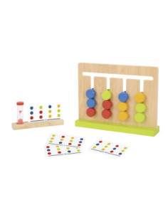 TOOKY TOY Gra Logiczna Układanka na Czas Kolory 30 Wzorów 2