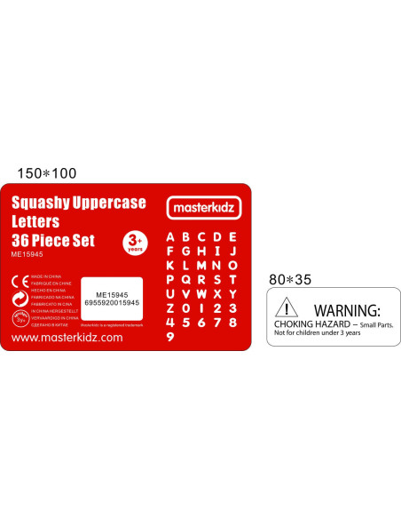 MASTERKIDZ Zestaw Literek i Cyferek Alfabet