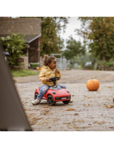 BIG Czerwony Jeździk Porsche 911 Klakson Ciche Koła 2