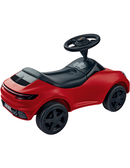 BIG Czerwony Jeździk Porsche 911 Klakson Ciche Koła