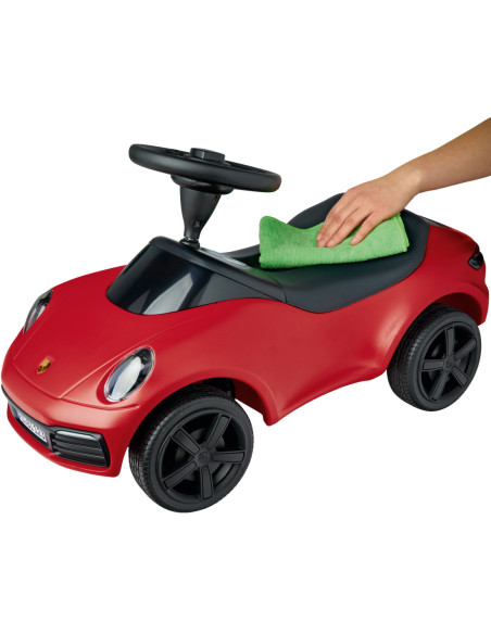 BIG Czerwony Jeździk Porsche 911 Klakson Ciche Koła